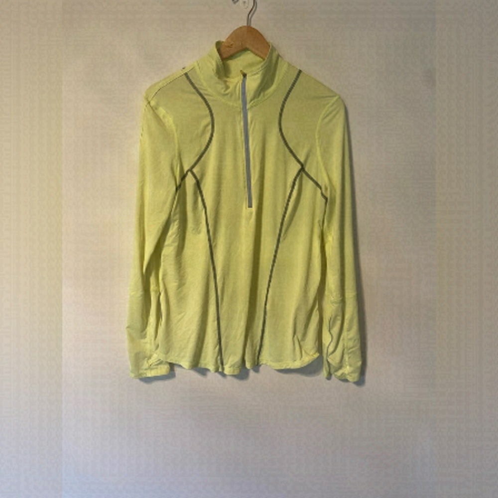 Zella yellow half zip up pullover